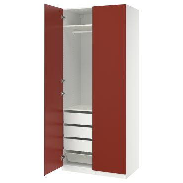 PAX/VIKANES, гардероб - комбинация, 100x60x236 см, 696.265.80