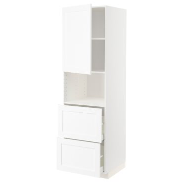METOD/MAXIMERA, Висок шкаф за микровълнова фурна, врата/2чкм, 794.735.86