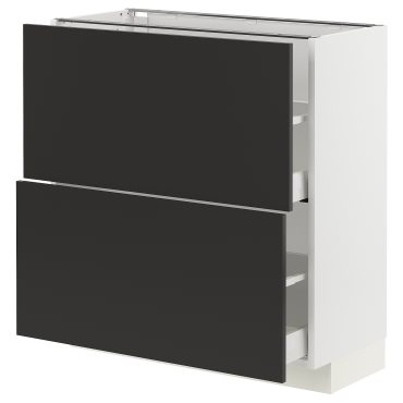 METOD/MAXIMERA, долен шкаф с 2 чекмеджета, 794.979.69