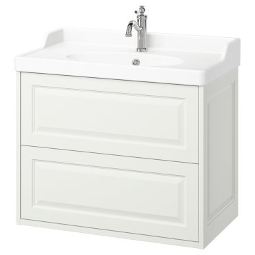 TANNFORSEN/RUTSJON, шкаф за мивка + чекмеджета/мивка/смесител, 795.211.39