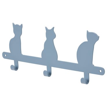 BARNDRÖM, закачалка с 3 куки, котка, 805.691.30
