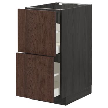 METOD/MAXIMERA, долен шкаф 2чела/2високи чекмеджета, 894.056.53