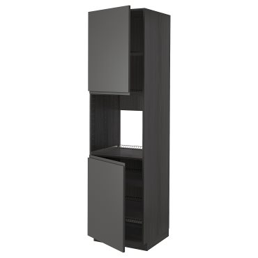 METOD, висок шкаф за фурна с 2 врати/рафт, 894.596.84