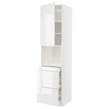 METOD/MAXIMERA, висок шкаф за комби микро, 894.680.42