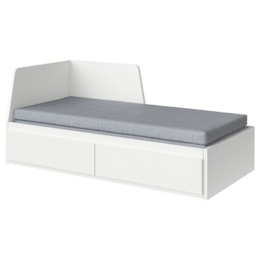 FLEKKE/AGOTNES, Кушетка с 2 чекмеджета/2 матрака, 894.959.36