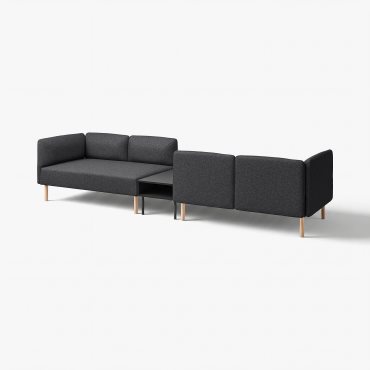 LILLEHEM, 4-местен модулен диван с маса, 895.697.53