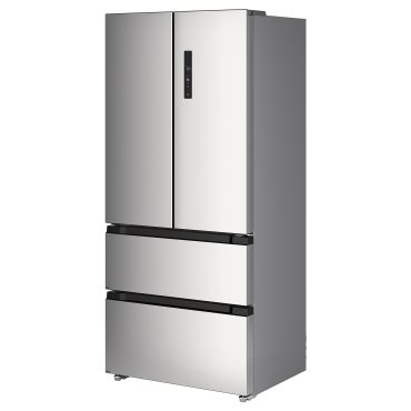 RIBBENAS, Хладилник/фризер+френски тип врати, IKEA 700 свободностоящ, 905.807.59