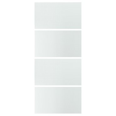 LUNDBRÄSMA, 4 панела за рамка на плъзгащи врати, 100x236 см, 906.292.37