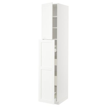 METOD/MAXIMERA, висок шкаф,изтг фнк 1врата/4чекм/2рфт, 994.735.66