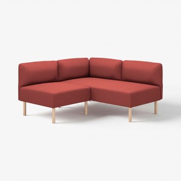 LILLEHEM, 2-местен модулен ъглов диван, 995.362.91