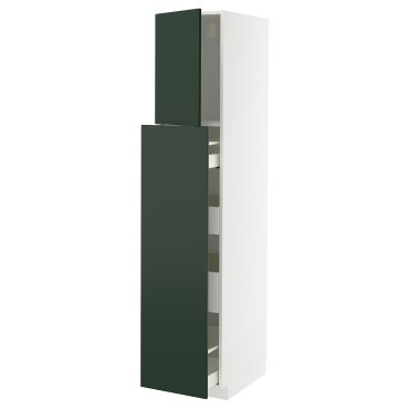 METOD/MAXIMERA, висок шкаф, с изтегл. ф-я, 1 врата/4 чекм., 995.568.54