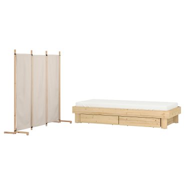 GLAMBERGET, обзавеждане за спалня, 2 бр. в к-т, 995.763.57