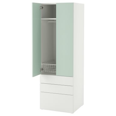 SMASTAD/PLATSA, гардероб, с 3 чекмеджета, 095.440.97