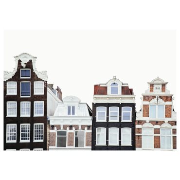 BJÖRKSTA, картина "Сгради в Амстердам", 200x140 см, 105.004.84