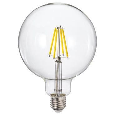LUNNOM, LED крушка E27 806 лумена, 125 мм, регул. силата на светлината, 206.148.47