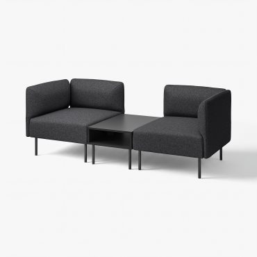 LILLEHEM, 2-местен модулен диван с маса, 295.360.58