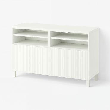 BESTÅ, TV шкаф с вратички, 120x42x74 см, 295.973.77