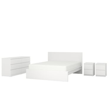 MALM, мебели за спалня, комплект 4 части, 394.834.03