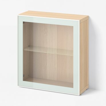 BESTÅ, етажерка със стъклена врата, 394.904.70