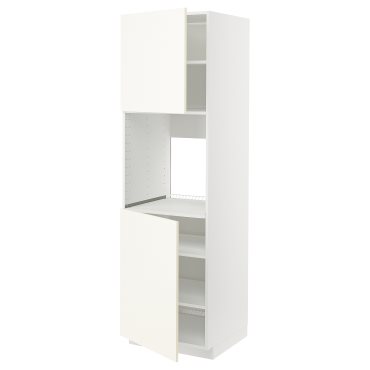 METOD, висок шкаф за фурна с 2 врати/рафт, 395.073.76