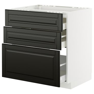 METOD/MAXIMERA, долен шкаф за вграден котлон/3 чела/3 чекм., 395.787.88