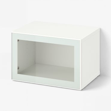 BESTÅ, етажерка със стъклена врата, 494.891.12