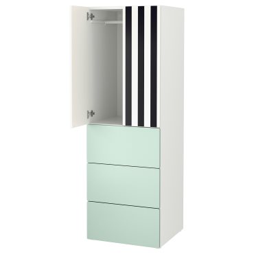 SMASTAD/PLATSA, гардероб, с 3 чекмеджета, 495.499.17