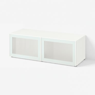 BESTÅ, етажерка със стъклени врати, 594.891.64