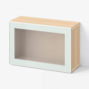 BESTÅ, етажерка със стъклена врата, 594.904.69