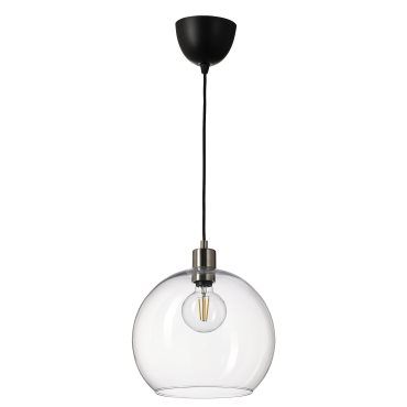 JAKOBSBYN/TRADFRI, висяща лампа с крушка, смарт, топло бяло, 695.201.97