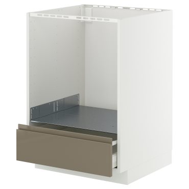 METOD/MAXIMERA, долен шкаф за фурна с чекмедже, 695.766.17