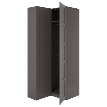 PAX/BERGSBO, Ъглов гардероб, 696.000.47