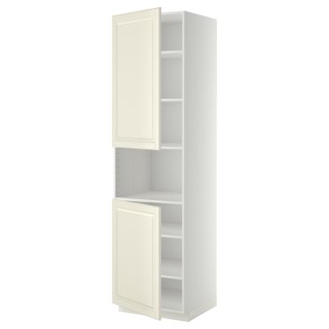 METOD, висок шкаф за микровълнова с 2 врати/рафт, 794.645.20