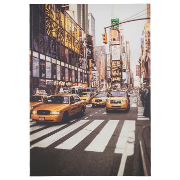 PJÄTTERYD, картина, "Нюйоркско такси", 70х100 см, 803.291.59