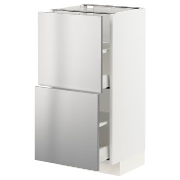 METOD/MAXIMERA, долен шкаф с 2 чекмеджета, 893.299.56