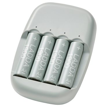STENKOL/LADDA, зарядно устр. за батерии с 4 бат., 894.196.26