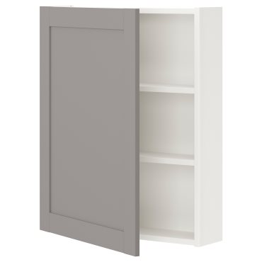 ENHET, стенен шкаф с 2 рафта/врата, 993.236.66