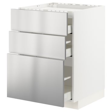 METOD/MAXIMERA, долен шкаф с 3 чекмеджета, 993.298.85