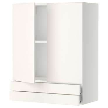METOD/MAXIMERA, стенен шкаф с 2 врати/2 чекмеджета, 994.573.40