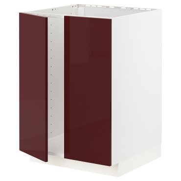METOD, долен шкаф за мивка+2 врати, 994.683.91