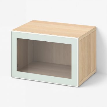 BESTÅ, етажерка със стъклена врата, 994.904.72