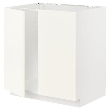 METOD, долен шкаф за мивка+2 врати, 995.071.37