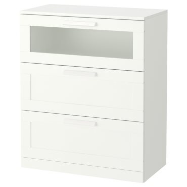 BRIMNES, скрин с 3 чекмеджета, 003.920.41