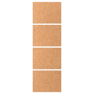KIRKENES, 4 панела за рамка на плъзгащи врати, 75x236 см, 004.254.66