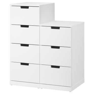 NORDLI, скрин със 7 чекмеджета, 092.480.06