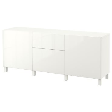 BESTÅ, комбиниран артикул за съхранение с чекмеджета, 191.956.63
