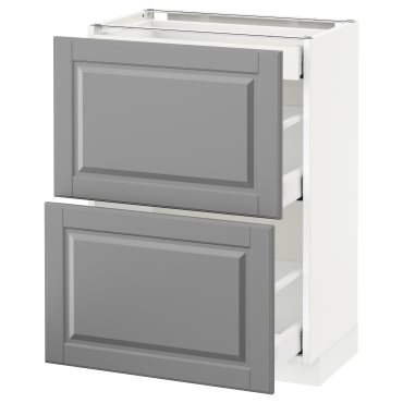 METOD/MAXIMERA, долен шкаф с 2 чела/3 чекмеджета, 290.517.20
