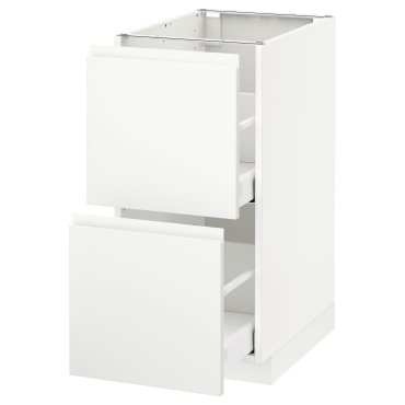 METOD/MAXIMERA, долен шкаф с 2 чела/2 високи чекмеджета, 291.121.01