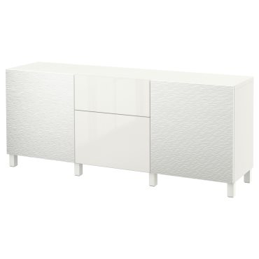 BESTÅ, комбиниран артикул за съхранение с чекмеджета, 291.956.53