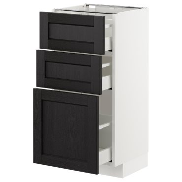 METOD/MAXIMERA, долен шкаф с 3 чекмеджета, 292.568.49